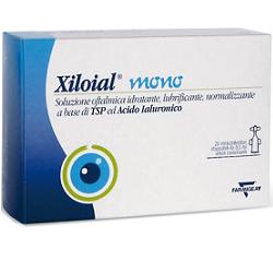 SOLUZIONE OFTALMICA IDRATANTE LUBRIFICANTE XILOIAL 20 MONODOSE DA 0,5ML - Newepa Srl