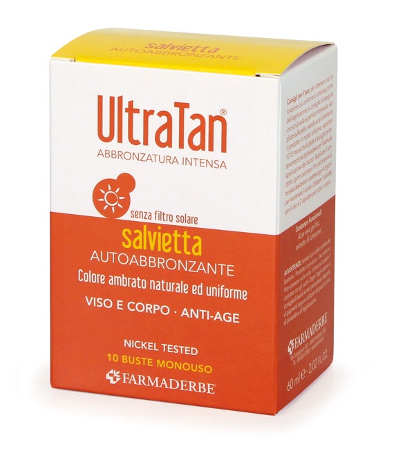 ULTRA TAN SALVIETTE AUTOABBRONZANTI 10 BUSTE - Newepa Srl