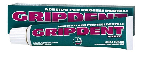 GRIPDENT FORTE ADESIVO PER PROTESI DENTARIA 40 G - Newepa Srl
