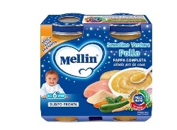 MELLIN BABY CENA COMPLETA POLLO VERDURE 2 PEZZI 200 G - Newepa Srl