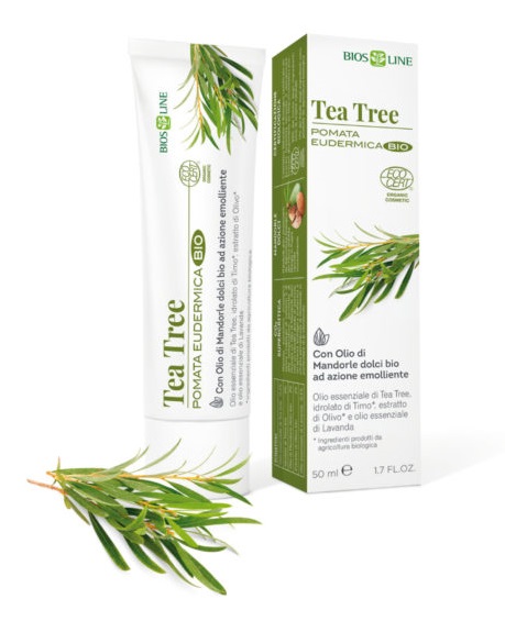 BIOSLINE TEA TREE POMATA EUDERMICA CERT ECOCERT 50 ML - Newepa Srl