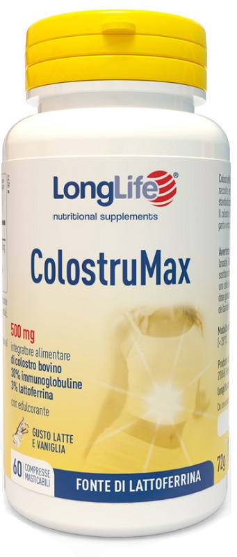 LONGLIFE COLOSTRUMAX 60 COMPRESSE MASTICABILI - Newepa Srl