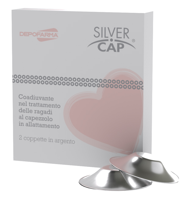 SILVER CAP COPPETTE IN ARGENTO COPRI CAPEZZOLI PER ALLATTAMENTO 2 PEZZI - Newepa Srl