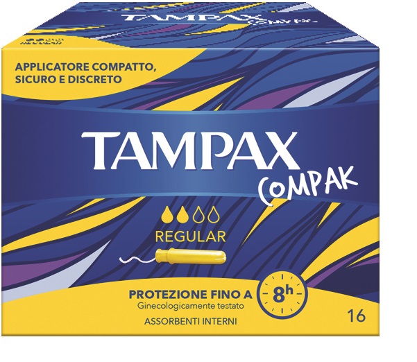 TAMPAX COMPAK REGULAR 16 PEZZI - Newepa Srl