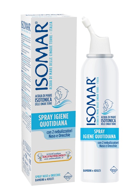 SOLUZIONE ACQUA DI MARE ISOMAR SPRAY IGIENE QUOTIDIANA 100 ML - Newepa Srl