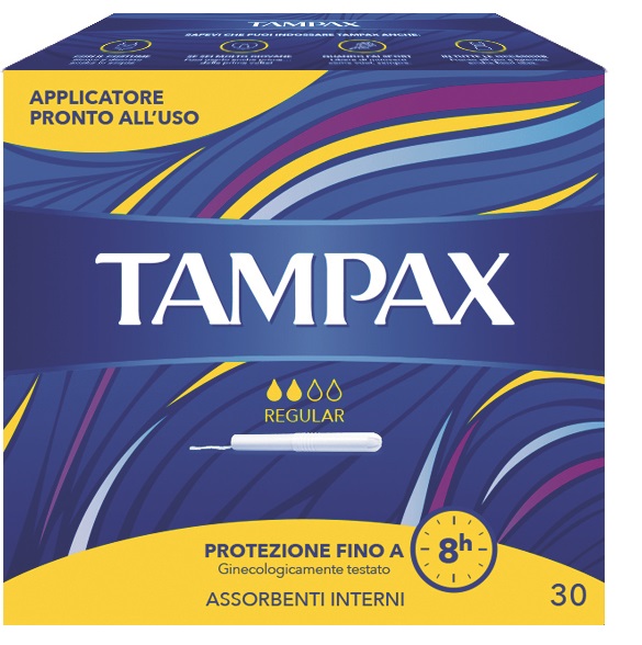 TAMPAX BLUE BOX REGULAR 30 PEZZI - Newepa Srl