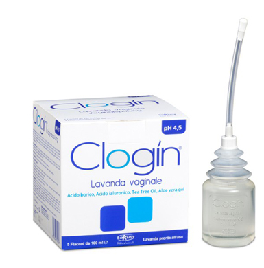 CLOGIN LAVANDA VAGINALE 5 FLACONI DA 100 ML + 5 CANNULE VAGINALI MONOUSO - Newepa Srl
