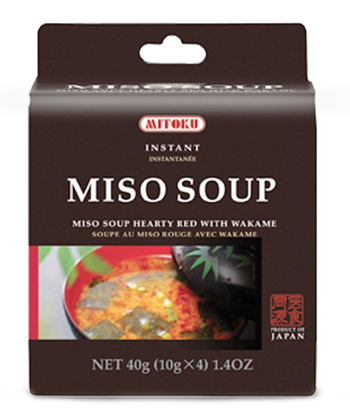 MITOKU ZUPPA DI MISO ISTANTANEA ALLE ALGHE 4 BUSTINE DA 10 G L'UNA - Newepa Srl