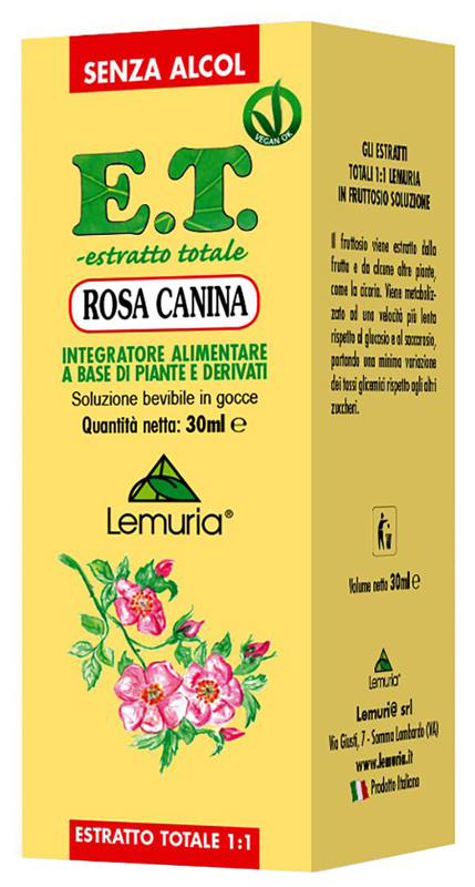 ET ESTRATTO TOTALE ROSA CANINA 30 ML SENZA ALCOL - Newepa Srl