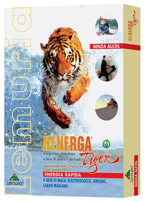HENERGA TIGER 10 FIALE 10 ML SENZA ALCOL - Newepa Srl
