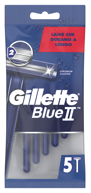 RASOIO GILLETTE BLUE II STANDARD 6 X 20 X 5 - Newepa Srl