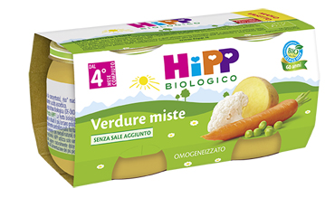 HIPP BIO HIPP BIO OMOGENEIZZATO VERDURE MISTE 2X80 G - Newepa Srl