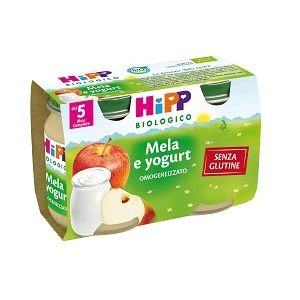 HIPP BIO HIPP BIO OMOGENEIZZATO MELA YOGURT 2X125 G - Newepa Srl