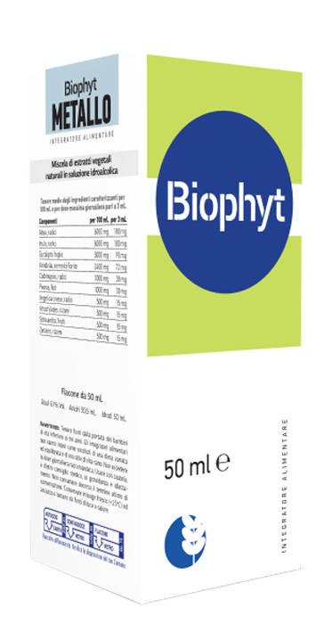 BIOPHYT METALLO 50 ML SOLUZIONE IDROALCOLICA - Newepa Srl