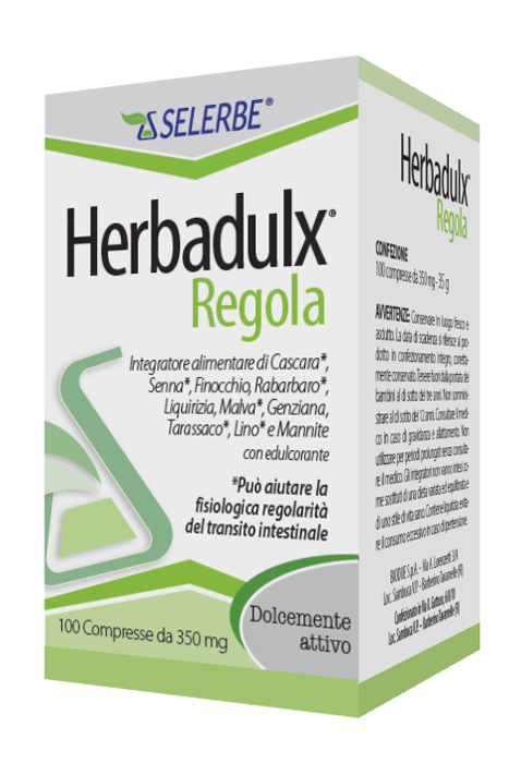 HERBADULX REGOLA 100 COMPRESSE - Newepa Srl
