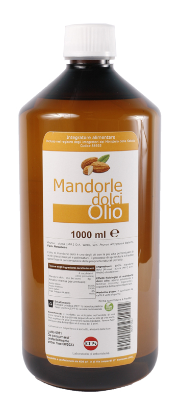 MANDORLE DOLCI OLIO 1000 ML - Newepa Srl