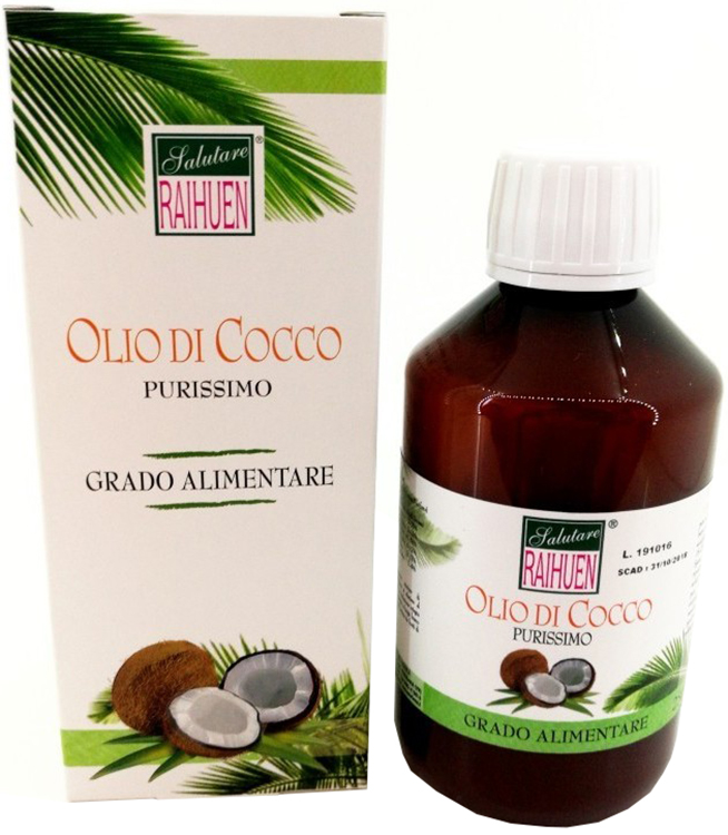 RAIHUEN OLIO COCCO GRADO ALIMENTARE 100 ML - Newepa Srl