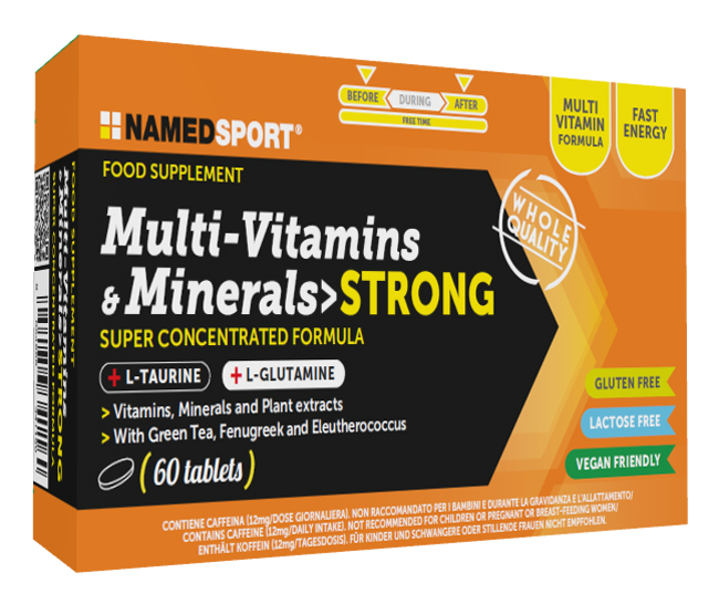 MULTI-VITAMINS&MINERALS STRONG 60 COMPRESSE - Newepa Srl