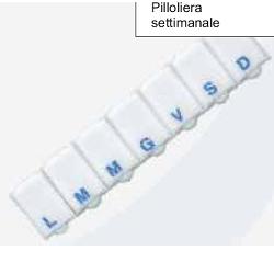 PILLOLIERA SETTIMANALE PLASTICA - Newepa Srl