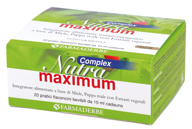 NUTRA MAXIMUM COMPLEX 20 FLACONCINI DA 10 ML - Newepa Srl