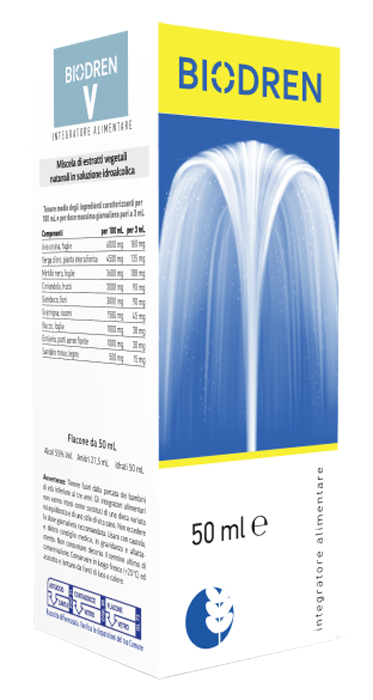 BIODREN V 50 ML SOLUZIONE IDROALCOLICA - Newepa Srl