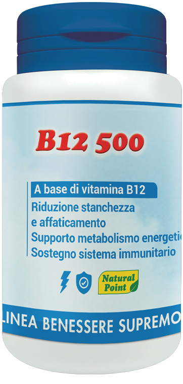 B12 500 CIANOCOBALAMINA 100 CAPSULE VEGETALI - Newepa Srl