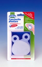 CUSCINETTO PLANTARE REALIZZATO IN GEL DI SILICONE BIANCO SEMITRASPARENTE SAGOMATO PER AMMORTIZZARE E PROTEGGERE PRESSIONE E SFREGAMENTI SOTTO LA PIANTA DEI PIEDI 2 PEZZI - Newepa Srl
