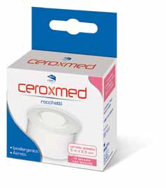 CEROTTO ADESIVO IN ROCCHETTO CEROXMED IN TESSUTO NON TESSUTO AERATO IPOALLERGENICO BIANCO 500X2,5 CM 1 PEZZO - Newepa Srl