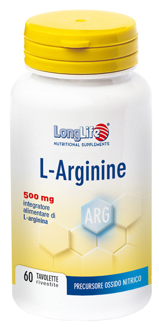 LONGLIFE L-ARGININE 60 TAVOLETTE RIVESTITE DA 900 MG - Newepa Srl