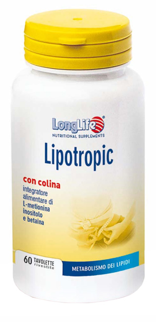 LONGLIFE LIPOTROPIC 60 TAVOLETTE RIVESTITE DA 1,5 G - Newepa Srl