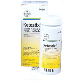 STRISCE MISURAZIONE CHETONURIA KETOSTIX 50 PEZZI - Newepa Srl