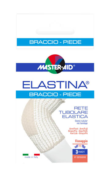 RETE TUBOLARE ELASTICA IPOALLERGENICA MASTER-AID ELASTINA BRACCIO/PIEDE 3 MT IN TENSIONE CALIBRO 4 CM - Newepa Srl