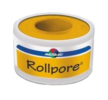 CEROTTO IN ROCCHETTO MASTER-AID ROLLPORE TESSUTO NON TESSUTO 5X1,25 - Newepa Srl