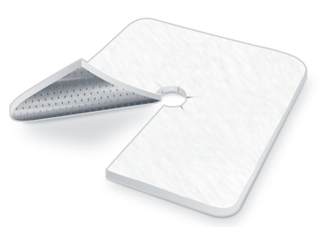 MEDICAZIONE TRACHEOSTOMIA METALLINE STERILE 8X9CM 50 PEZZI - Newepa Srl