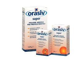 ORASIV SUPER POLVERE ADESIVA CLINICA PER PROTESI DENTALI 125 G - Newepa Srl