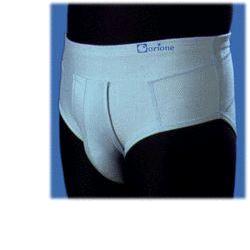 ORIONE 515 CINTOSLIP ERNIARIO UOMO APERTO CON PELOTTE IN COTONE BIANCO 7 - Newepa Srl