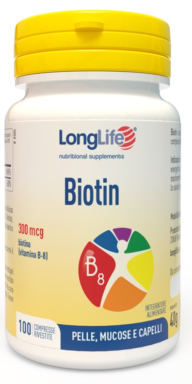 LONGLIFE BIOTIN 100 COMPRESSE - Newepa Srl