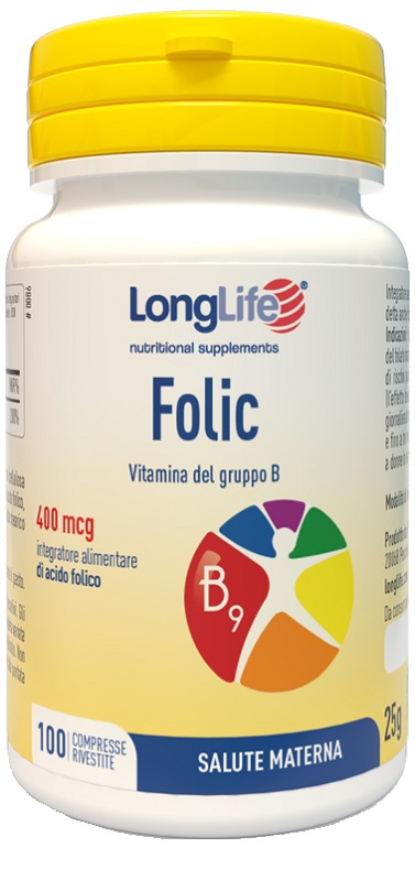 LONGLIFE FOLIC 400 MCG 100 COMPRESSE - Newepa Srl