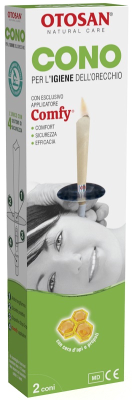 OTOSAN CONO PER L'IGIENE DELLE ORECCHIE OTOSAN+PROPOLI 2 PEZZI - Newepa Srl