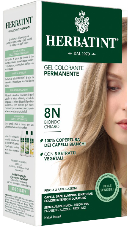 HERBATINT 8N BIONDO CHIARO 150 ML - Newepa Srl