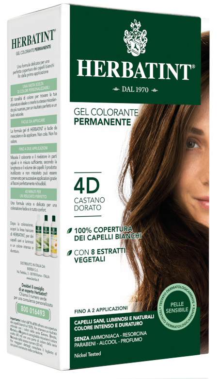 HERBATINT 4D CASTANO DORATO 150 ML - Newepa Srl