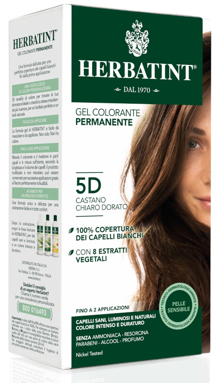 HERBATINT 5D CASTANO CHIARO DORATO 150 ML - Newepa Srl
