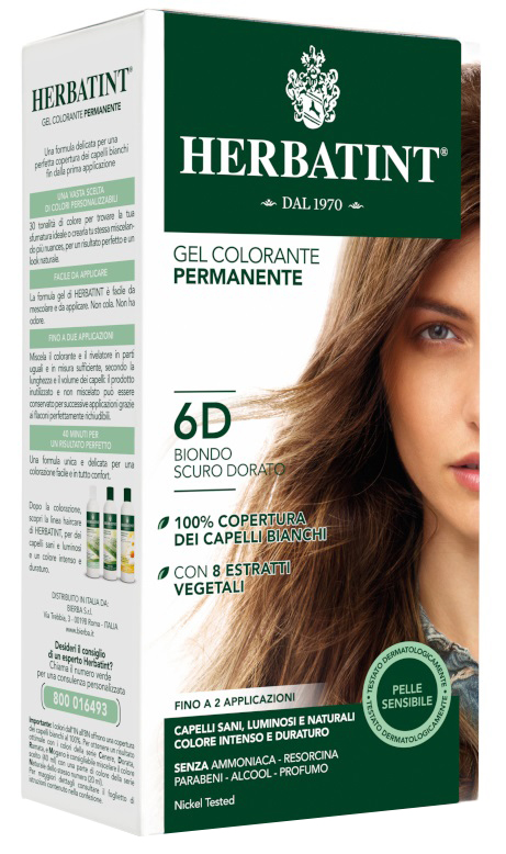 HERBATINT 6D BIONDO SCURO DORATO 150 ML - Newepa Srl