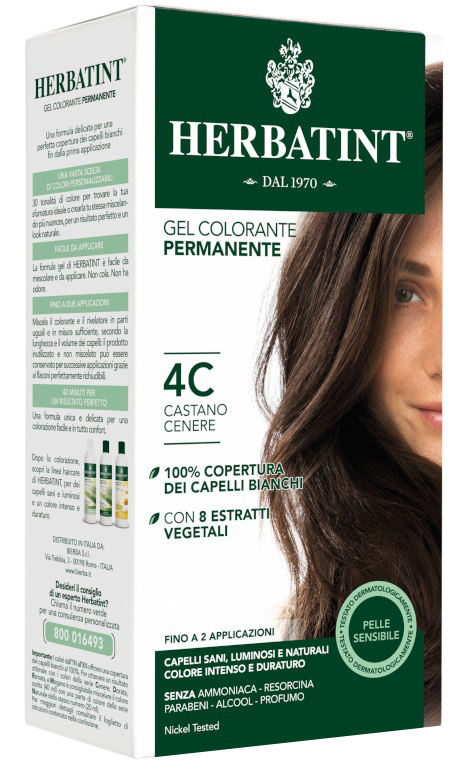 HERBATINT 4C CASTANO CENERE 150 ML - Newepa Srl