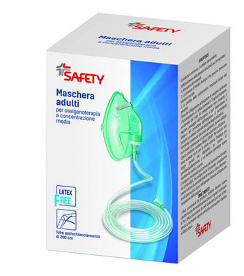 MASCHERA PER OSSIGENOTERAPIA CON TUBO 200CM - Newepa Srl