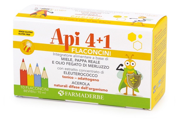 APIQUATTRO + 1 10 FLACONCINI DA 10 ML - Newepa Srl