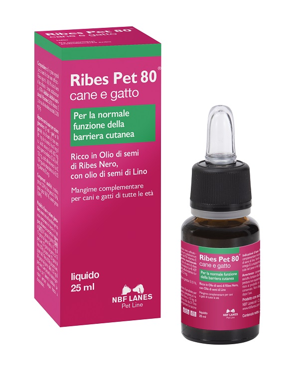 RIBES PET 80 GOCCE OLIO 25 ML CON CONTAGOCCE - Newepa Srl