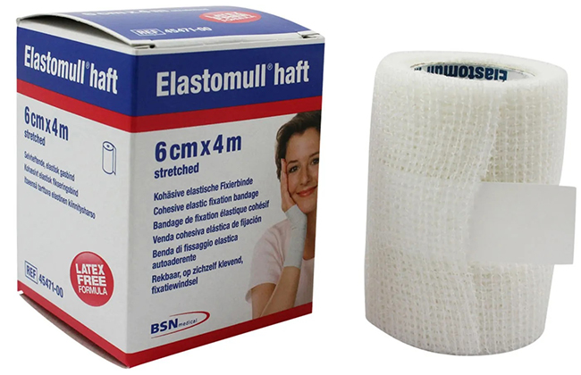 BENDA ELASTICA AUTOADESIVA ELASTOMULL HAFT BLU 6X400 CM - Newepa Srl