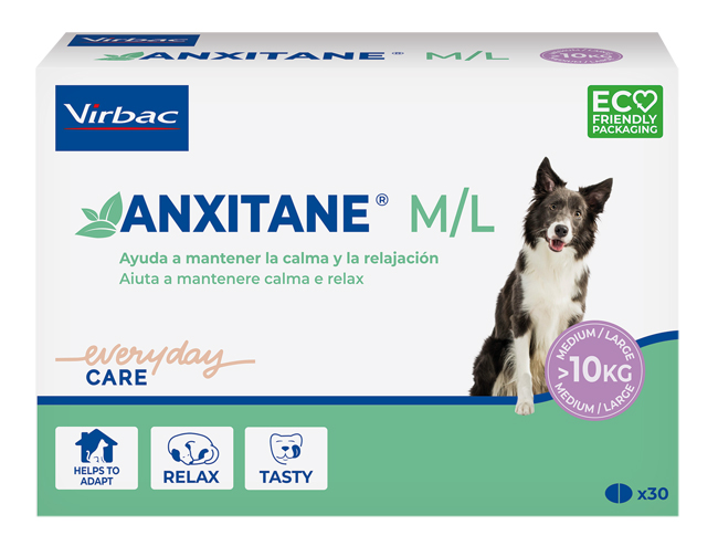 ANXITANE M/L SUPPLEMENTO NUTRIZIONALE SCATOLA 30 COMPRESSE APPETIBILI - Newepa Srl