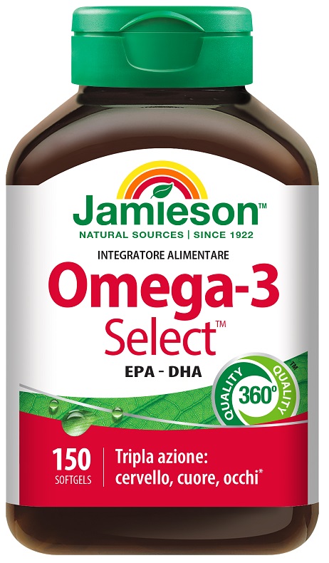 JAMIESON OMEGA-3 SELECT 150 PERLE - Newepa Srl
